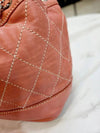 Drawstring lambskin coral silver bucket bag 10th L85469 - CHANEL - BALAAN 3