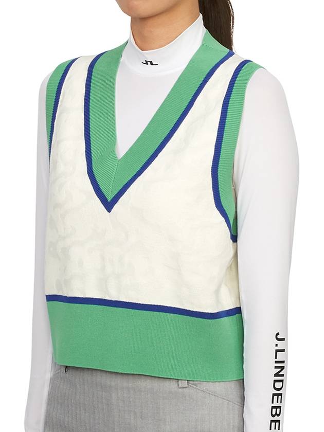 Golf Wear Women s Knit Vest AWKW09379 0000 - J.LINDEBERG - BALAAN 3