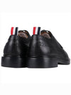 Men's Classic Long Wing Brogue Lace Up Brogue Shoes Black - THOM BROWNE - BALAAN 7