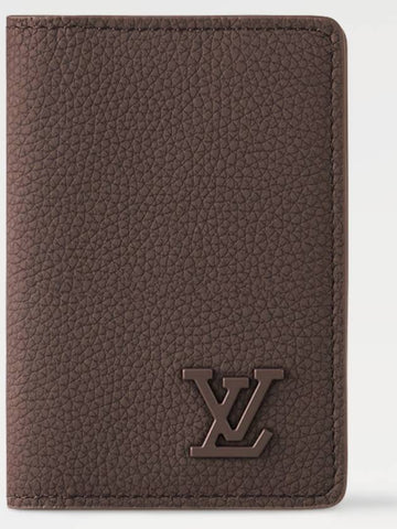 Men s Card Wallet Pocket Organizer Mocha Brown M11490 - LOUIS VUITTON - BALAAN 1