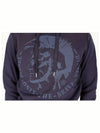 Man Mohawk Hoodie Navy 81E - DIESEL - BALAAN 7