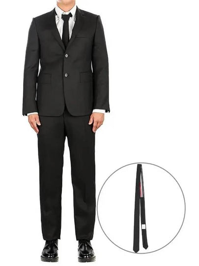 Men's Signature Classic Wool Suit Black - THOM BROWNE - BALAAN 2