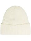 Signature Goggles Wool Beanie White - CP COMPANY - BALAAN 4