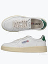 Medalist Green Tab Leather Low Top Sneakers White - AUTRY - BALAAN 2