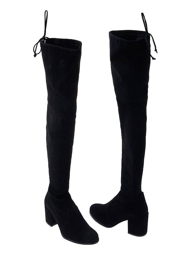 Thai ankle thighhigh boots? TIELANDSUS BLK - STUART WEITZMAN - BALAAN 6