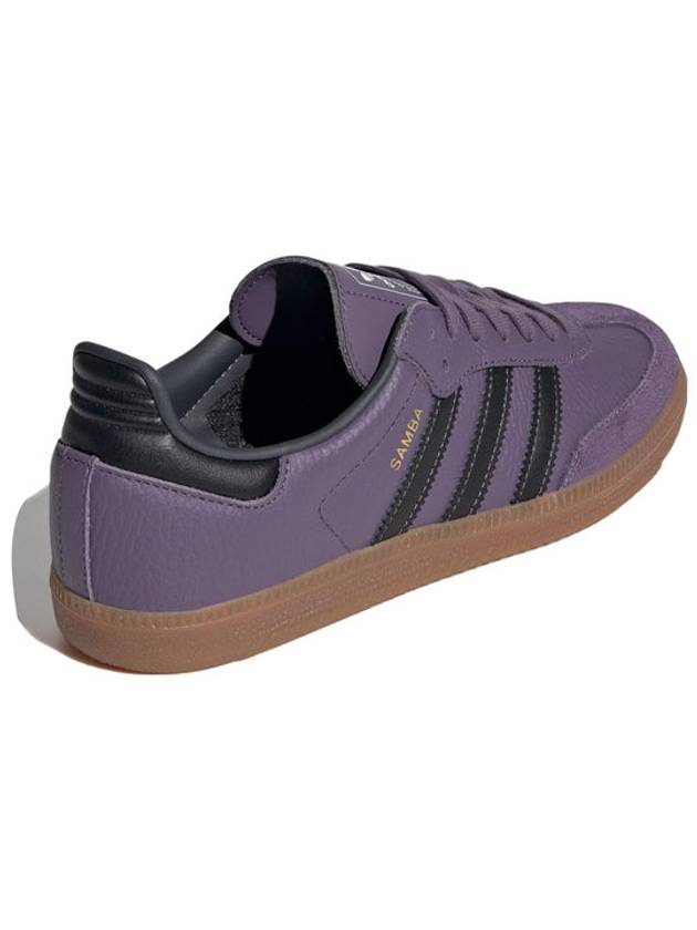 Samba OG Leather Low Top Sneakers Shadow Violet - ADIDAS - BALAAN 5