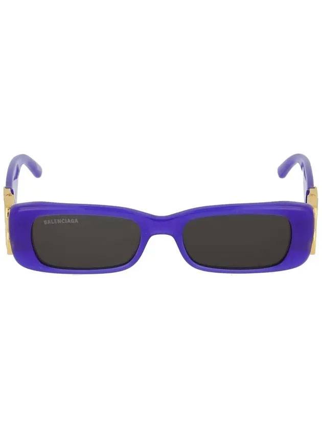 Eyewear BB0096S 004 Dynasty Rectangle Sunglasses Purple - BALENCIAGA - BALAAN 1