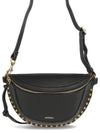 Skano leather belt bag black - ISABEL MARANT - BALAAN.