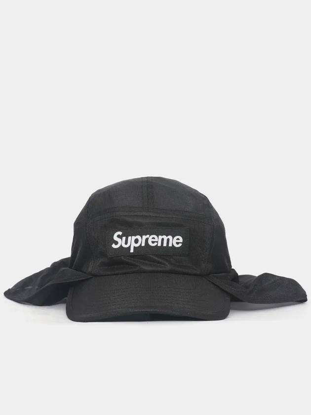 Patch logo mesh sunshield camp cap SS24H58 BLACK - SUPREME - BALAAN 1