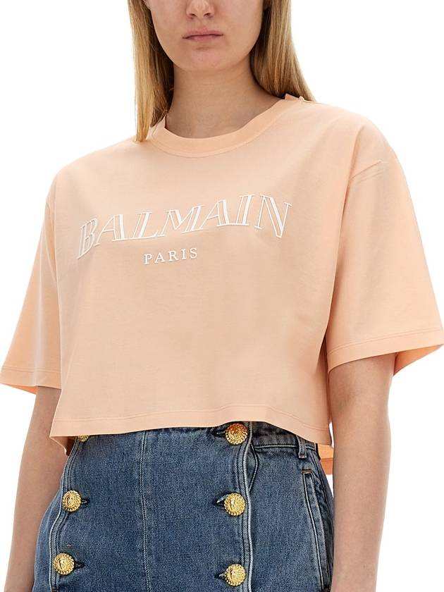 T-SHIRT WITH LOGO - BALMAIN - BALAAN 4