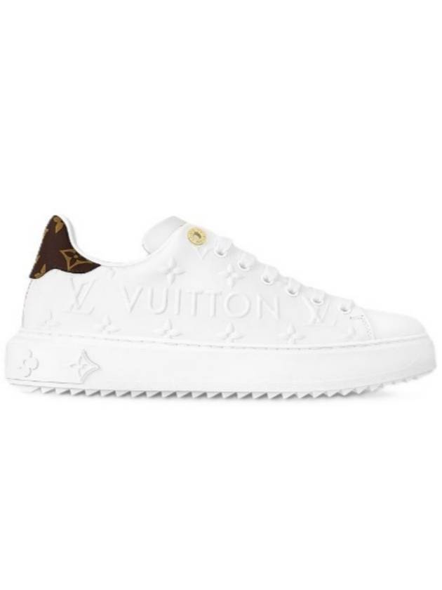 Time Out Monogram Tab Low Top Sneakers White - LOUIS VUITTON - BALAAN 4