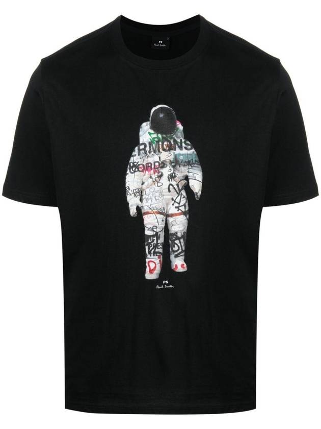 ASTRONAUT Print Cotton T-Shirt M2R011RMP444579 B0710992593 - PAUL SMITH - BALAAN 1