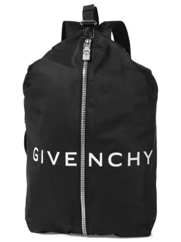 Logo Nylon Zippper Backpack - GIVENCHY - BALAAN 2