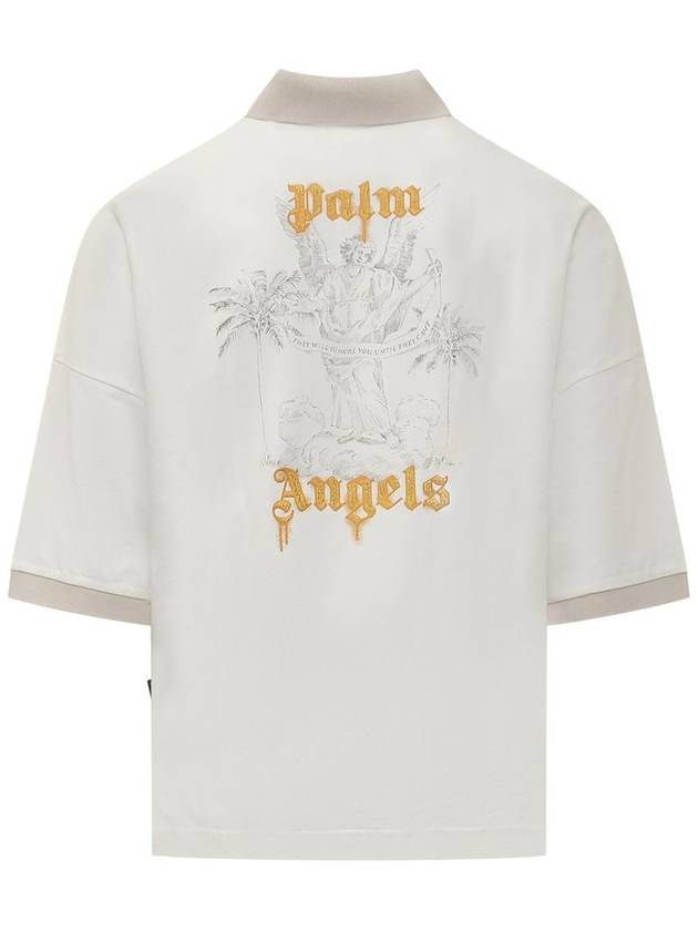 Palm Angels Polo Shirt With Logo - PALM ANGELS - BALAAN 2