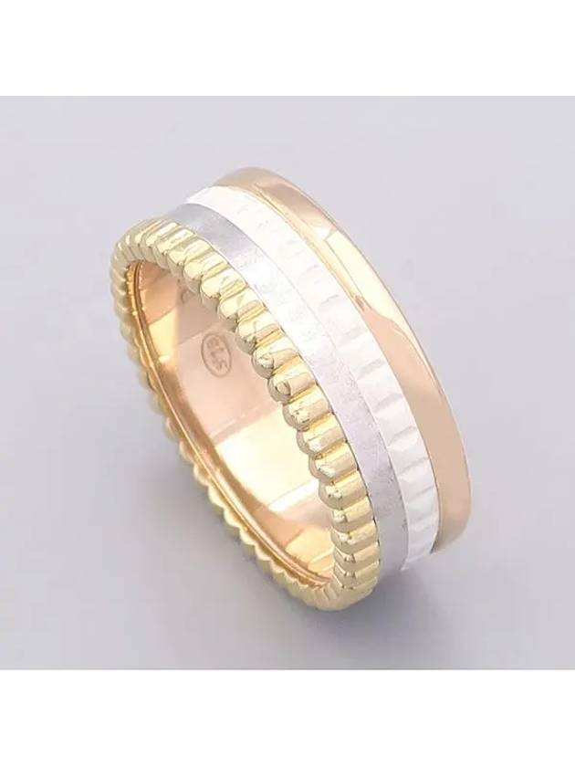 JRG01596 18K gold white ceramic quattro ring size 50 - BOUCHERON - BALAAN 1