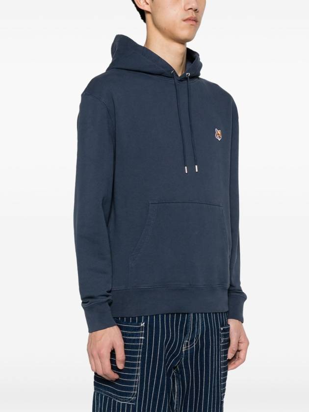 Fox Head Patch Regular Hoodie Navy - MAISON KITSUNE - BALAAN 4