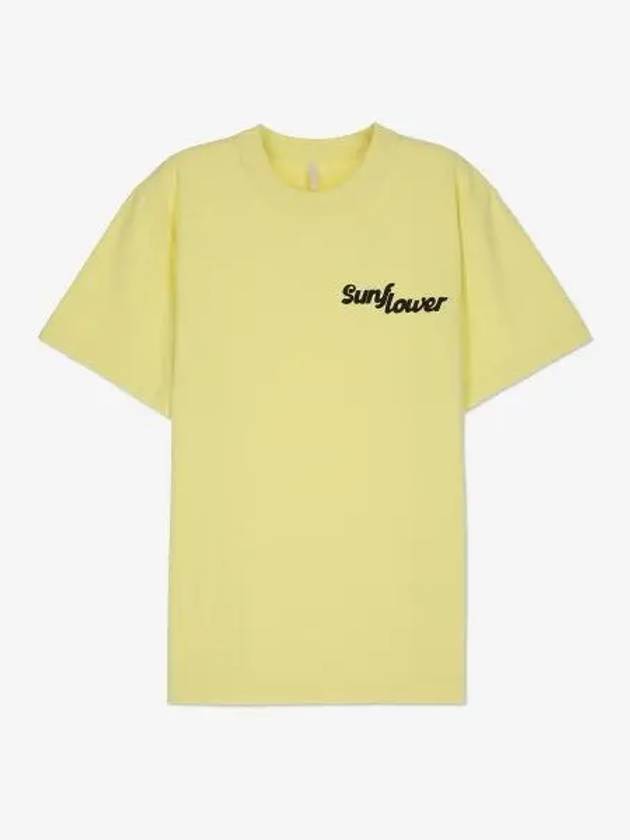 Master Logo Short Sleeve T Shirt Faded Yellow 2013405 - SUNFLOWER - BALAAN 1