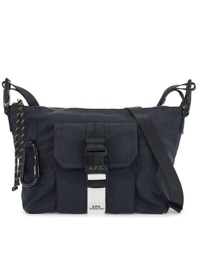 Track Logo Buckle Messenger Bag Navy - A.P.C. - BALAAN 2