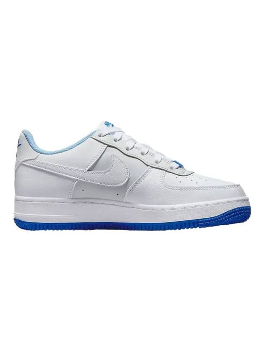 Air Force 1 LV8 Low Top Sneakers Blue White - NIKE - BALAAN.