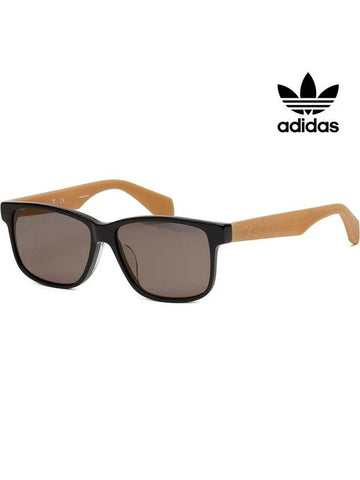 Sunglasses OR0046D 01G Sports Half Mirror Asian Fit Horned Rim - ADIDAS - BALAAN 1