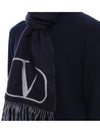 V Logo Muffler Blue - VALENTINO - BALAAN 6