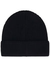 Logo Metropolis Wool Beanie Navy - CP COMPANY - BALAAN 3