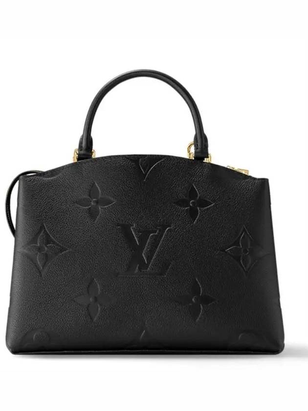 Petit Palais Monogram Empreinte Tote Bag Black - LOUIS VUITTON - BALAAN 4