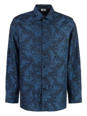 long sleeve shirt 129083111 200 BLUE - ETRO - BALAAN 1