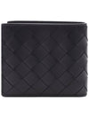 Intrecciato Leather Half Wallet Black - BOTTEGA VENETA - BALAAN 5