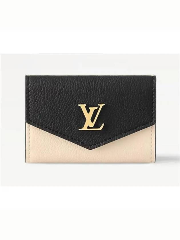 Lockmini Lockme Half Wallet Black Beige - LOUIS VUITTON - BALAAN 2