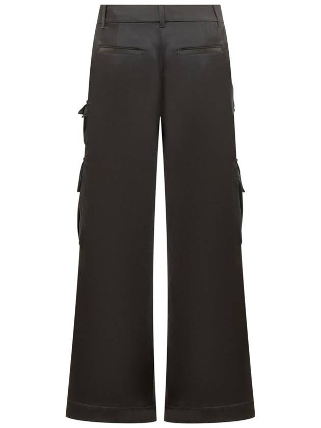 Straight Pants OWCF017S24FAB0031010 BLACK BLACK - OFF WHITE - BALAAN 3