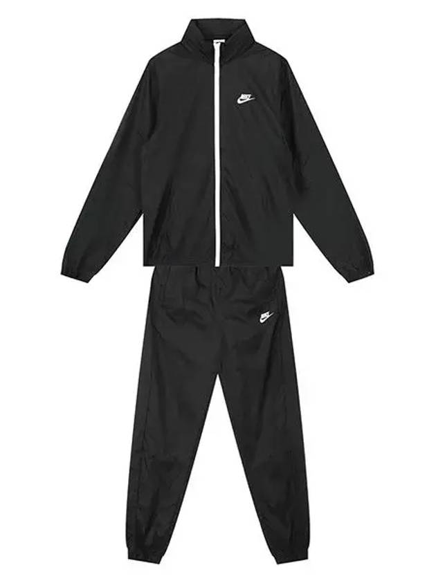 AS Club LND Woven Tracksuit Black - NIKE - BALAAN.