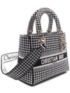 Women's Medium Lady D Light Tote Bag Black - DIOR - BALAAN 4