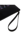 VLTN Neon Logo Clutch Bag Black - VALENTINO - BALAAN.