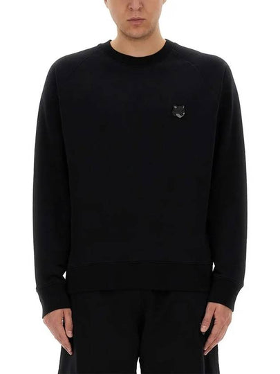 Bold Fox Head Patch Oversized Sweatshirt Black - MAISON KITSUNE - BALAAN 2