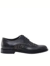 Leather Lace Up Derby Black - FENDI - BALAAN 5