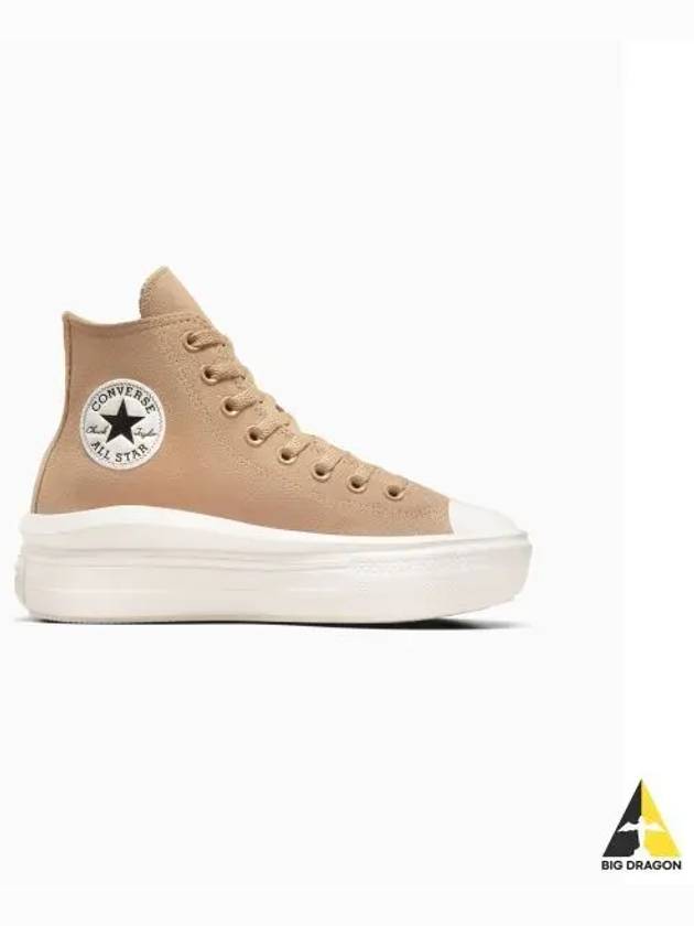 Chuck Taylor All Star Move Platform Colorful Suede Coffee Rum A11145C - CONVERSE - BALAAN 1