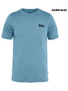 Men's Abisko Wool Logo Short Sleeve T-Shirt Dawn Blue - FJALL RAVEN - BALAAN 2