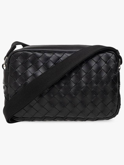 Classic Intrecciato Small Camera Cross Bag Black - BOTTEGA VENETA - BALAAN 2