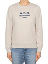 Women's Tina Logo Sweat Sweatshirt Navy - A.P.C. - BALAAN 3