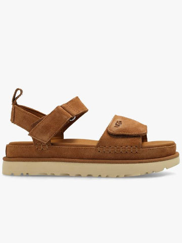 UGG ‘Goldenstar’ Platform Sandals, Women's, Brown - UGG - BALAAN 1