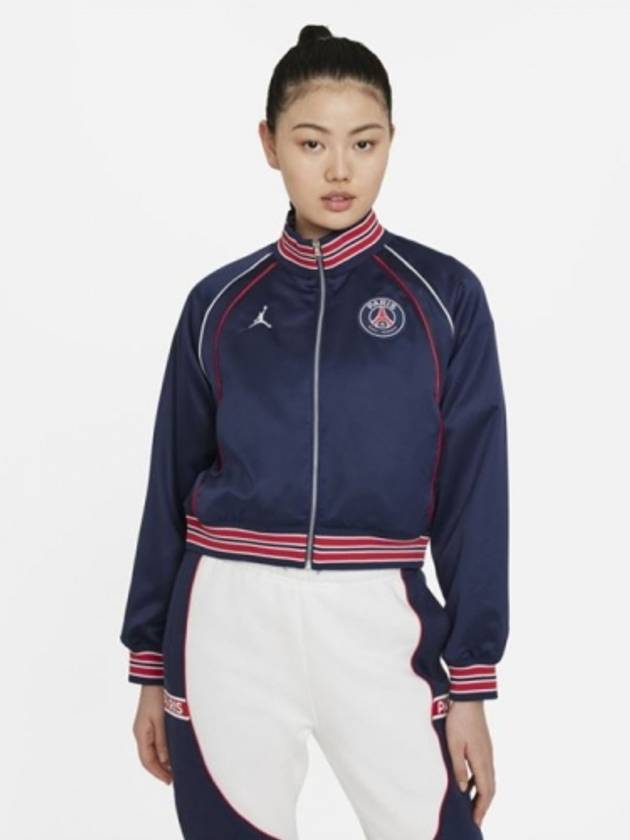 Women's x Paris Saint-Germain Zip-Up Jacket Navy - NIKE - BALAAN.