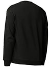 Embroidered Logo Cotton Sweatshirt Black - CP COMPANY - BALAAN 4