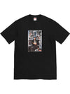 Cotton Short Sleeve T-Shirt Black - SUPREME - BALAAN 2