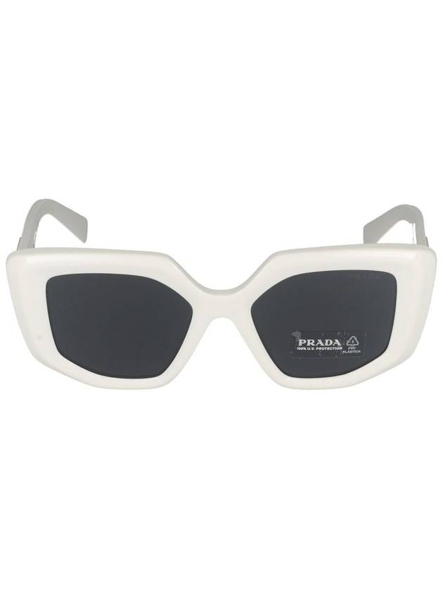 Eyewear Cat Eye Sunglasses Gray White - PRADA - BALAAN 2