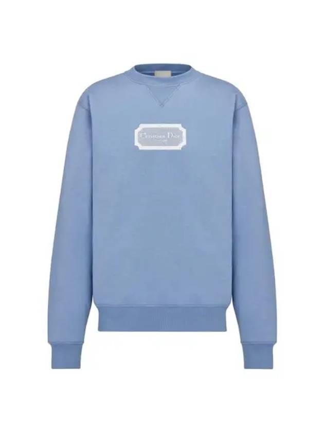 Logo Sweatshirt Blue - DIOR - BALAAN 2