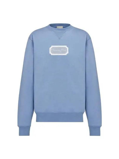 Logo Sweatshirt Blue - DIOR - BALAAN 2