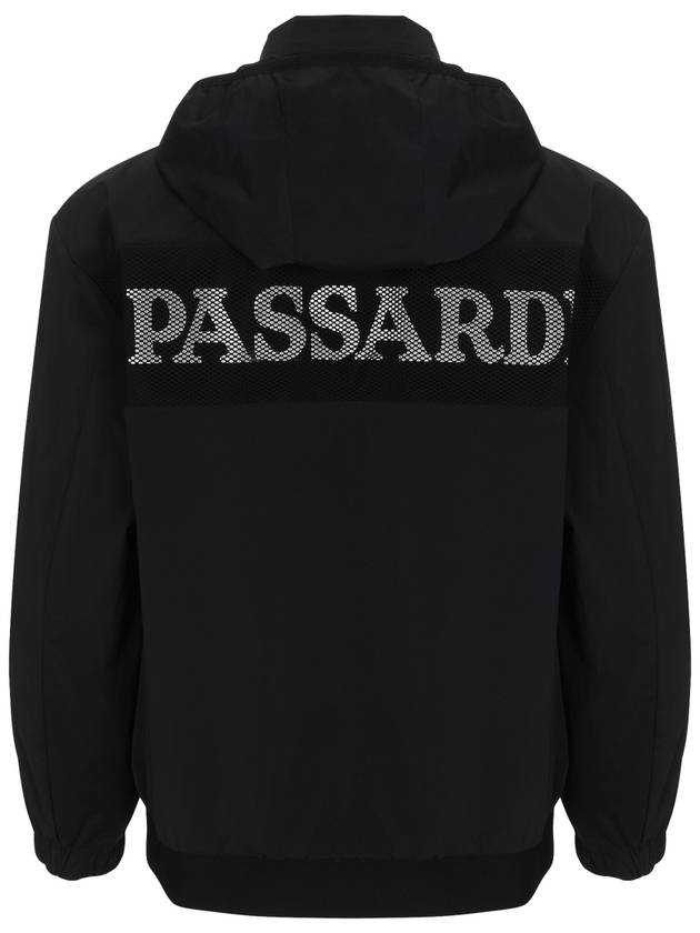 Mesh color combination hood windbreaker BK - PASSARDI - BALAAN 2