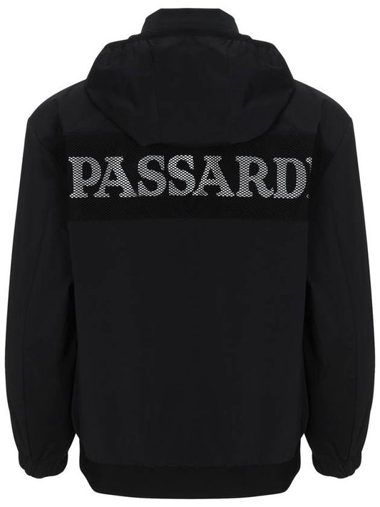 Mesh color combination hood windbreaker BK - PASSARDI - BALAAN 2