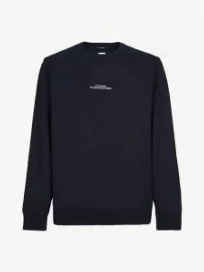 Metropolis Embroidery Logo Sweatshirt Navy - CP COMPANY - BALAAN 2